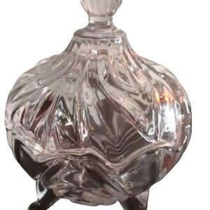 Studio Crystal Clear Covered Footed Compote